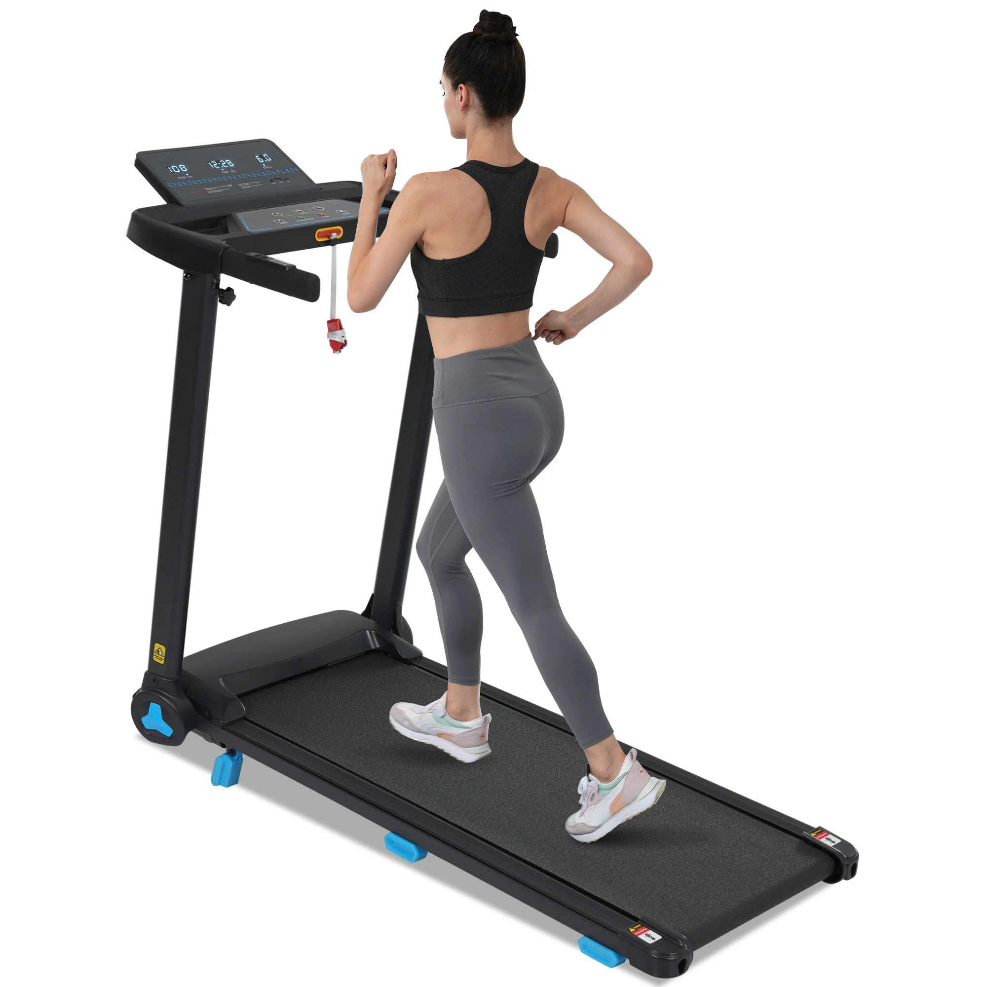 

Home Fitness Equipment Treadmill with Portable Incline Workout Home Workout Indoor Exercise Equipment Portable Fitness Machine