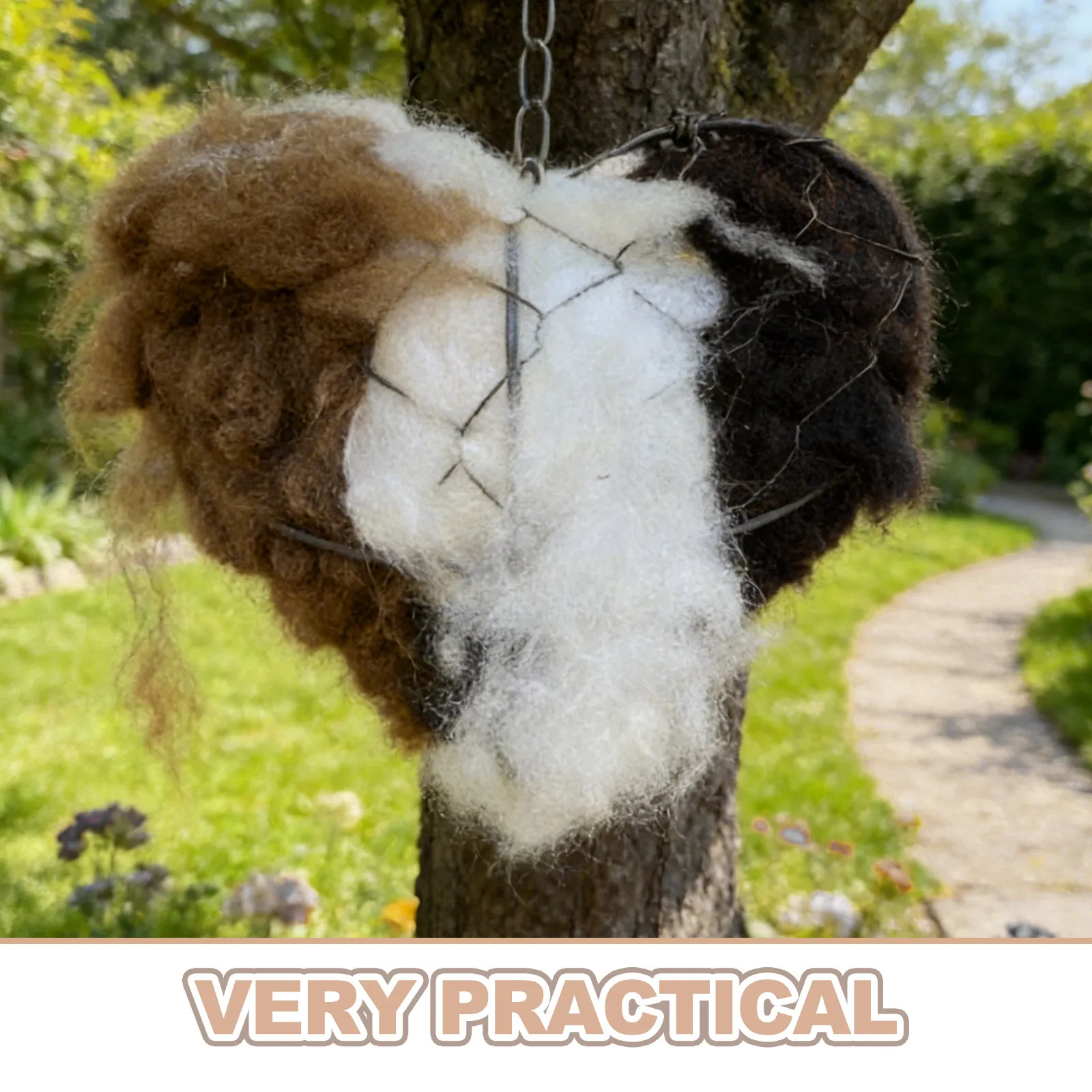 2 Bag Mixed Bird Nesting Material for Hummingbirds Building Material Supplies for Bird Cages Outdoor Gardens and Tree Trunk