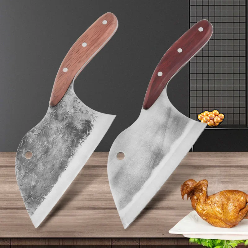 Forged Kitchen Knife Stainless Steel Household Chopping Bone Kitchen Chopping and Cutting Dual-purpose Butcher Knife