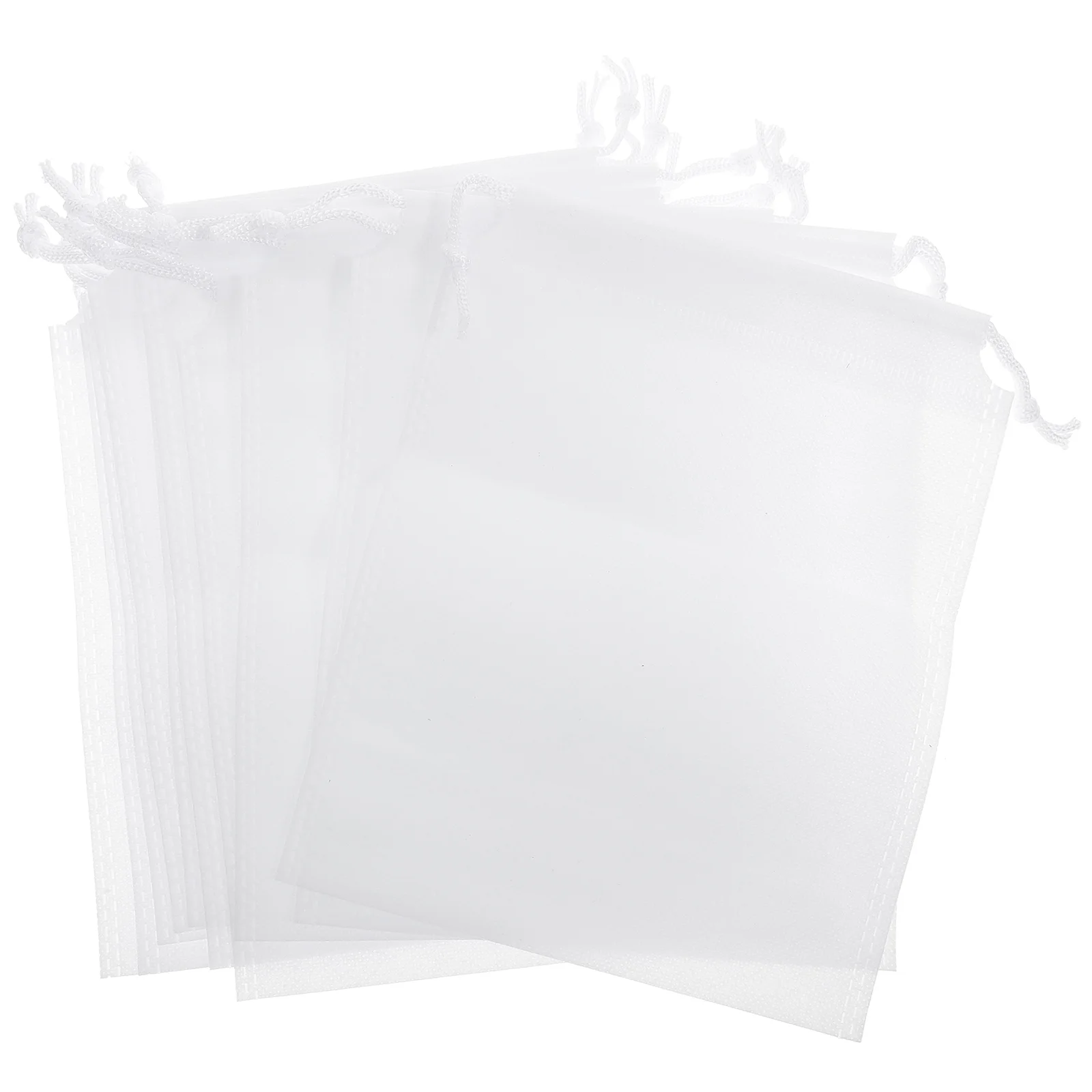 

10 Pcs Bait Bag Mesh Organizer Bags Storage Net Non-woven Fabric Fishing Drawstring Child Toddler