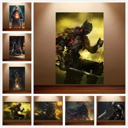 Dark Souls 3 Poster Dark Souls Video Game Posters Gothic Poster Canvas Wall Painting Game Room Wall Decor Room Wall Art Stickers