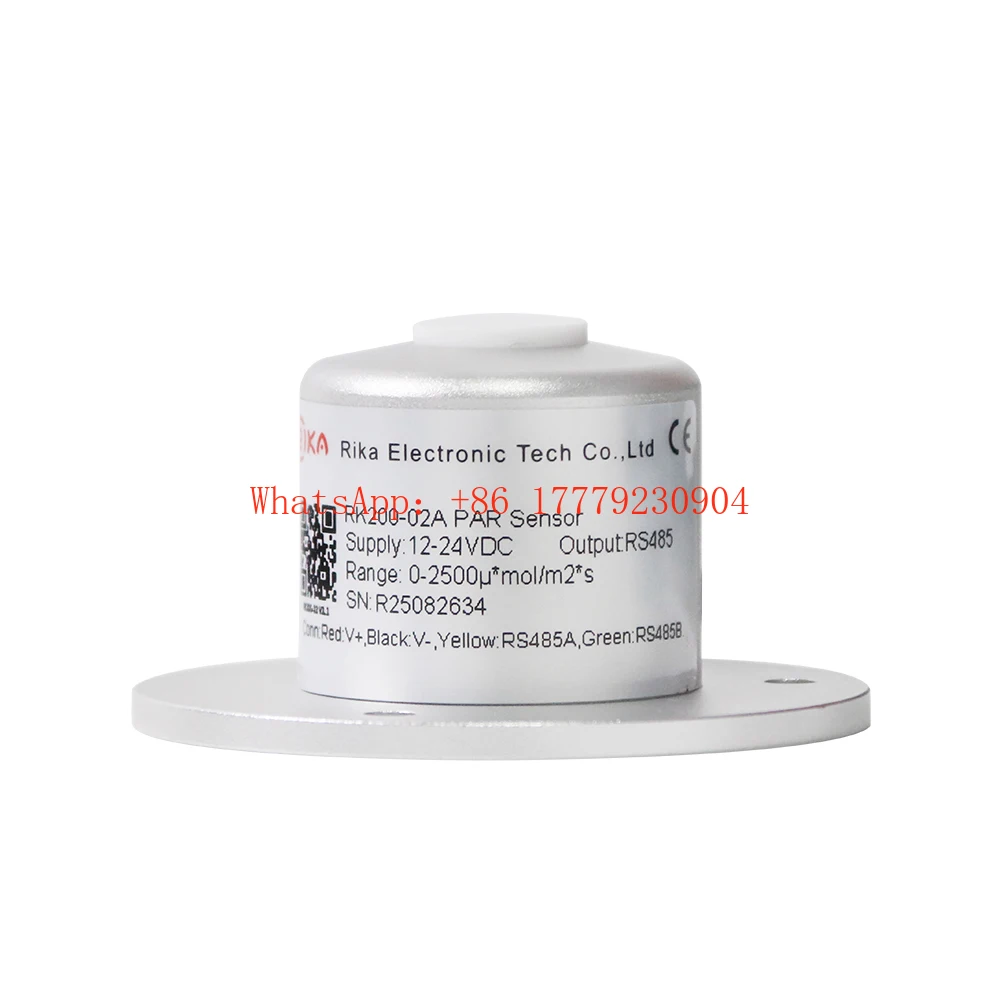 

RK200-02 4-20 мА 0-5 В цифровой выход RS485 свет квантовый датчик PAR измеритель света для теплицы