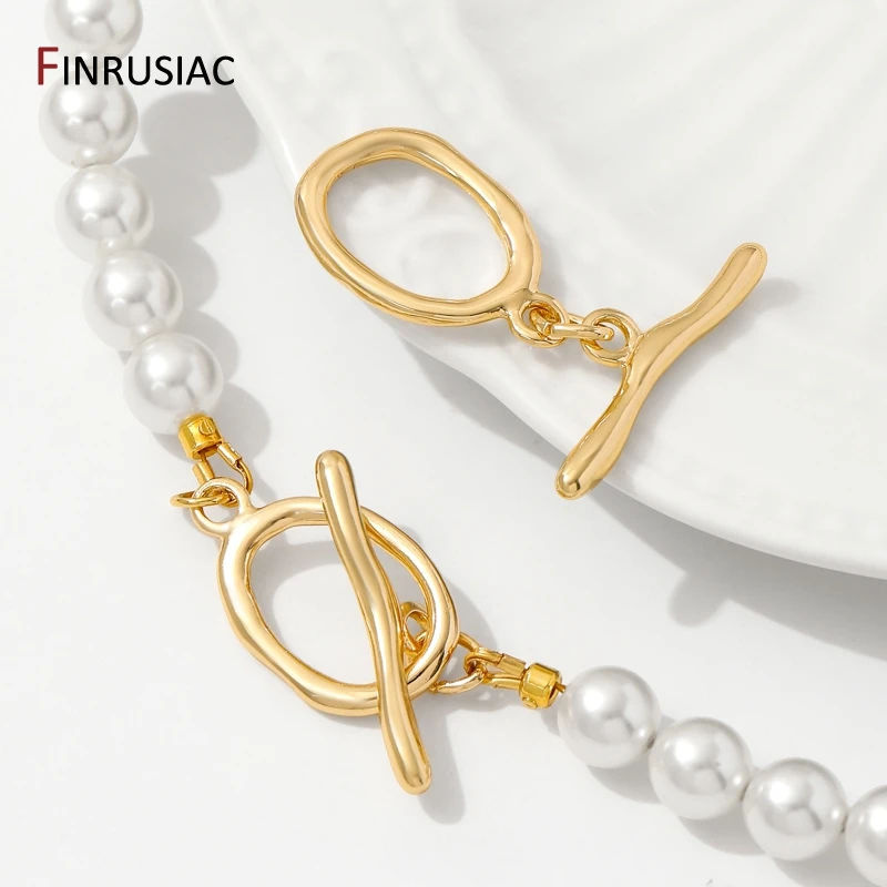 18K Gold Plated Brass Oval/Heart OT Clasps,Bracelet Connector O Toggle Clasps,DIY Bracelet Jewelry Making Findings view 5