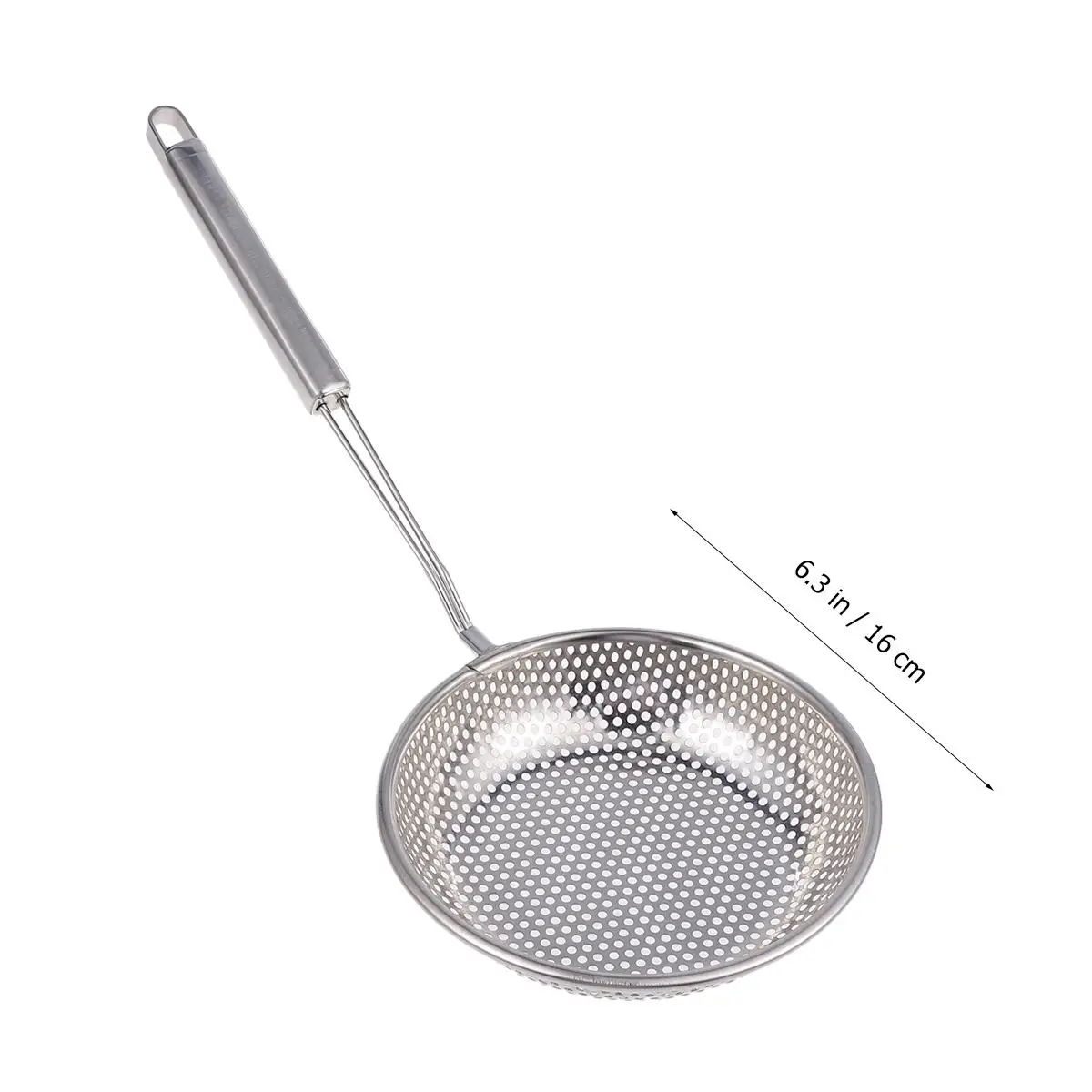 

Stainless Steel Hot Pot Colander Spoon Strainer Slotted Food Skimmer Kitchen Frying Long Handle Oil Filter Spoon High Temp
