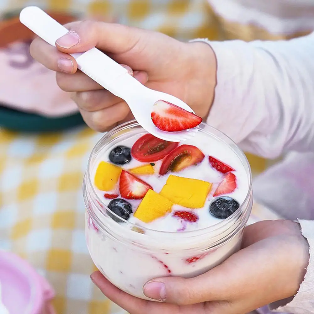 Salad Cup Food-grade Oatmeal Cup Breathing Hole Food Storage  Practical Leakproof Cereal on The Go Breakfast Cup