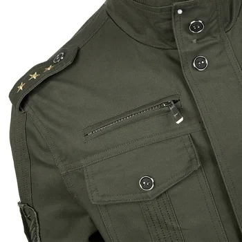 2024 Men's Tactical Jacket Autumn Winter Fleece Tactical Jackets Men Casual Multiple Pockets Windproof Outdoor Workwear Coat 6