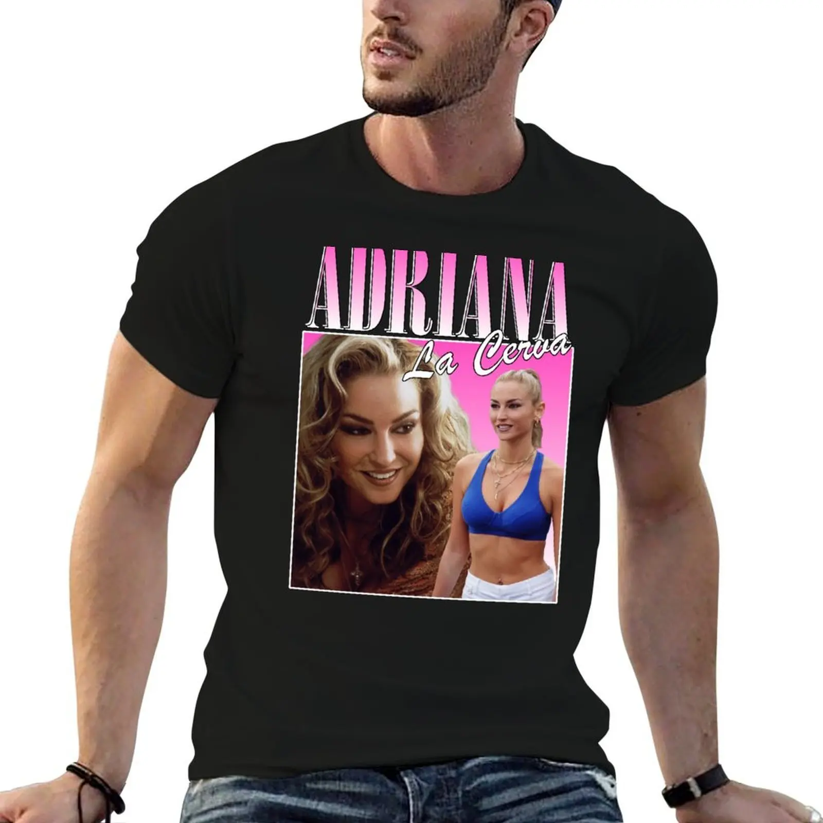 Футболка Adriana La Cerva в ретро-стиле Sopranos, топ с принтом в винтажном стиле