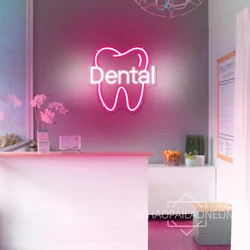 Dental Neon Led Sign Dentist Beauty Solon Wall Room Decor Neon LED Lights USB Dental Clinic decoration for business Signs