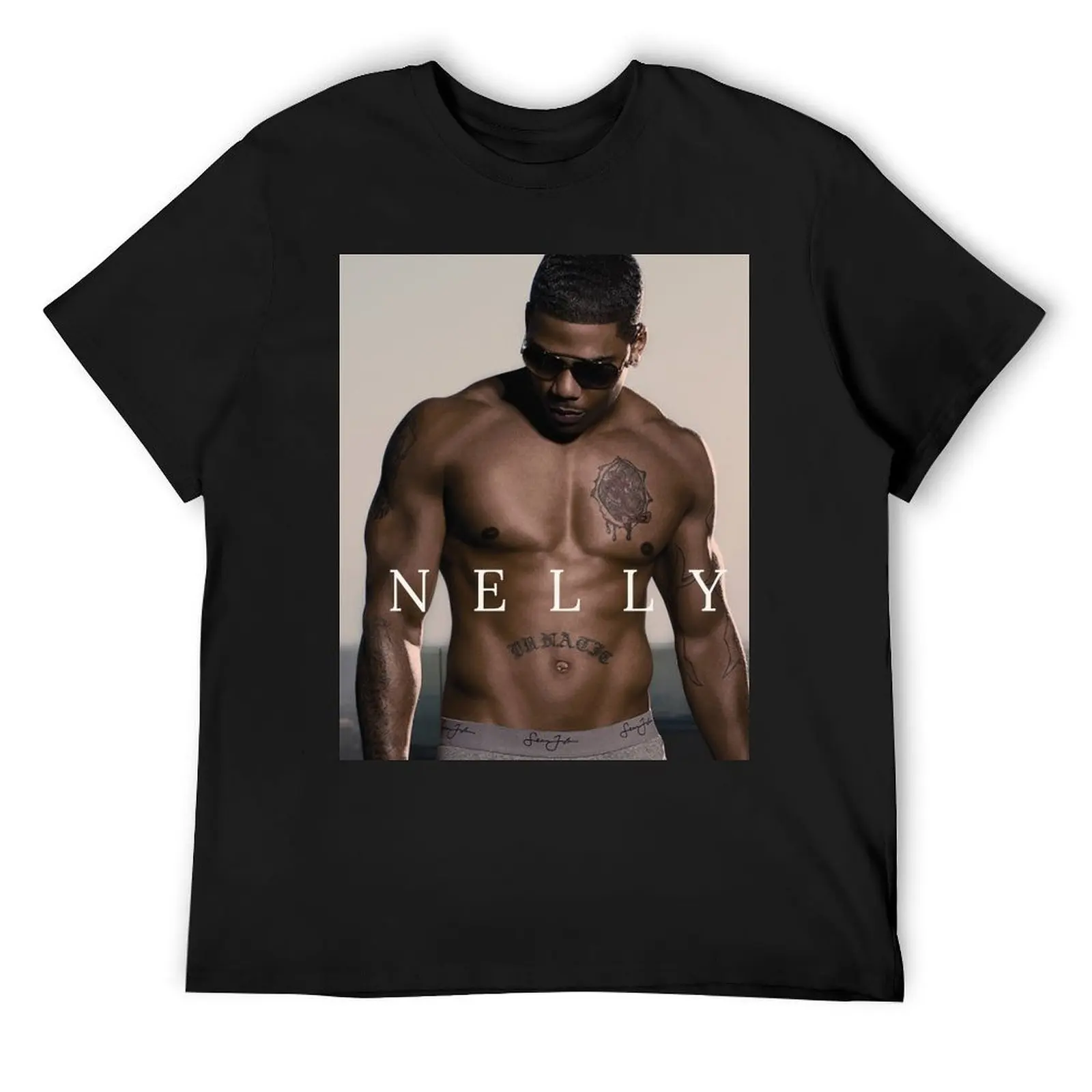 Nelly 2000s T-Shirt anime t shirts oversized mens graphic t-shirts funny