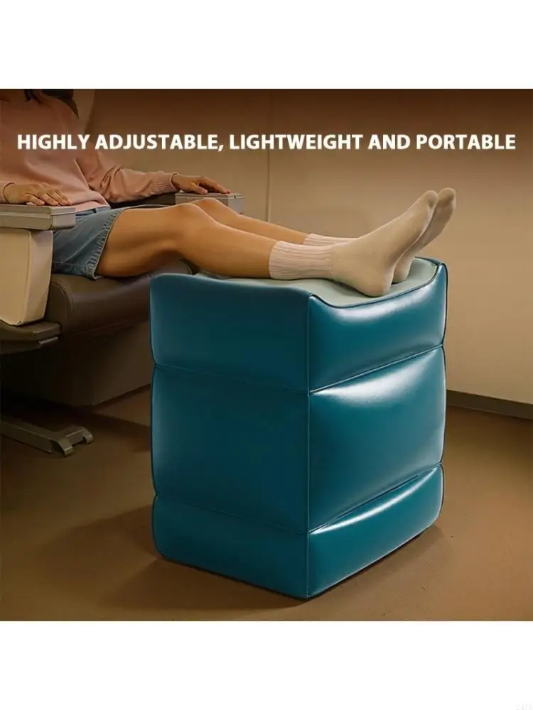 Multiple Use Inflatable Leg Rest Permanent PVC Substance Tallness Adjustment 