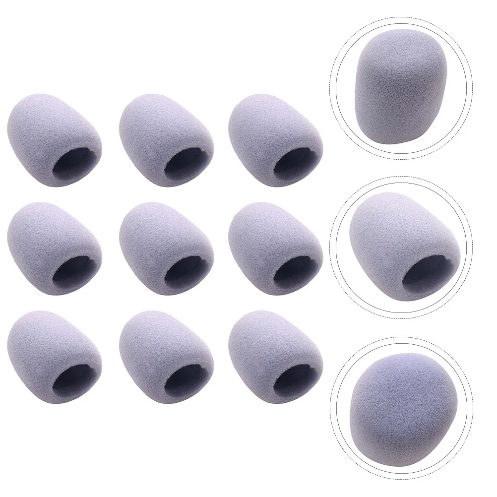 

9Pcs Microphone Protector Covers Eva Windshield for Ktv Karaoke Conference Room Stage Use Microphone Covers Ktv Supplies