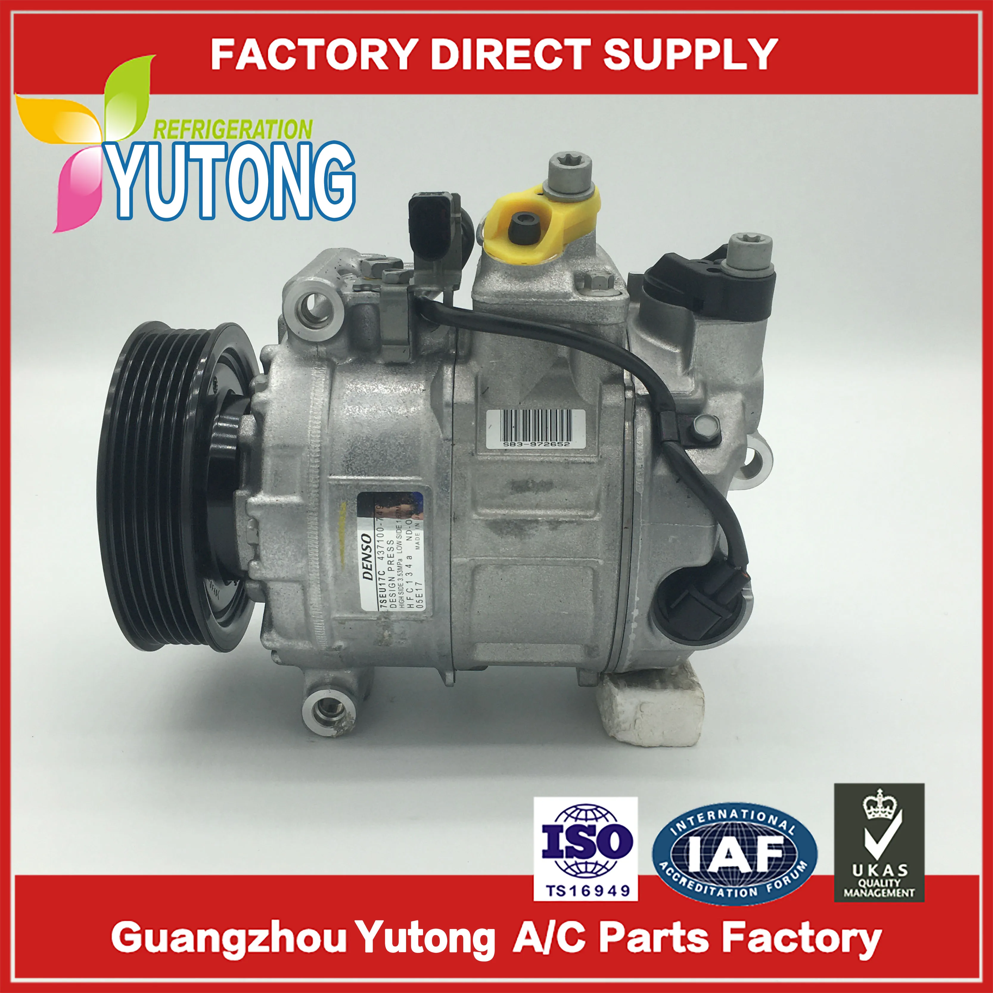 ac Compressor For Audi Q7 4L Volkswagen TUAREG 3.0 7L6820803Q 7L6820803T 7L6820803M  447260-2020 447190-7580 447180-8590