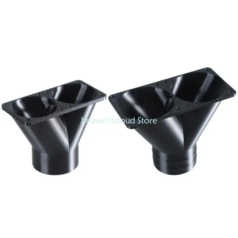 Y88B 서버 냉각 팬 덕트 4cm 6cm 열 배출 커넥터 에어 수집 통풍구