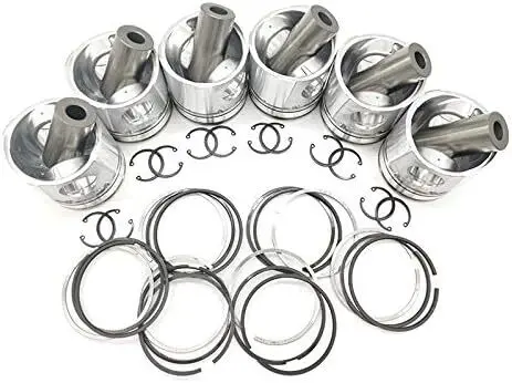 STD Engine Overhaul Piston Rebuild Kit for Mitsubishi 6D14 6D14T Engine
