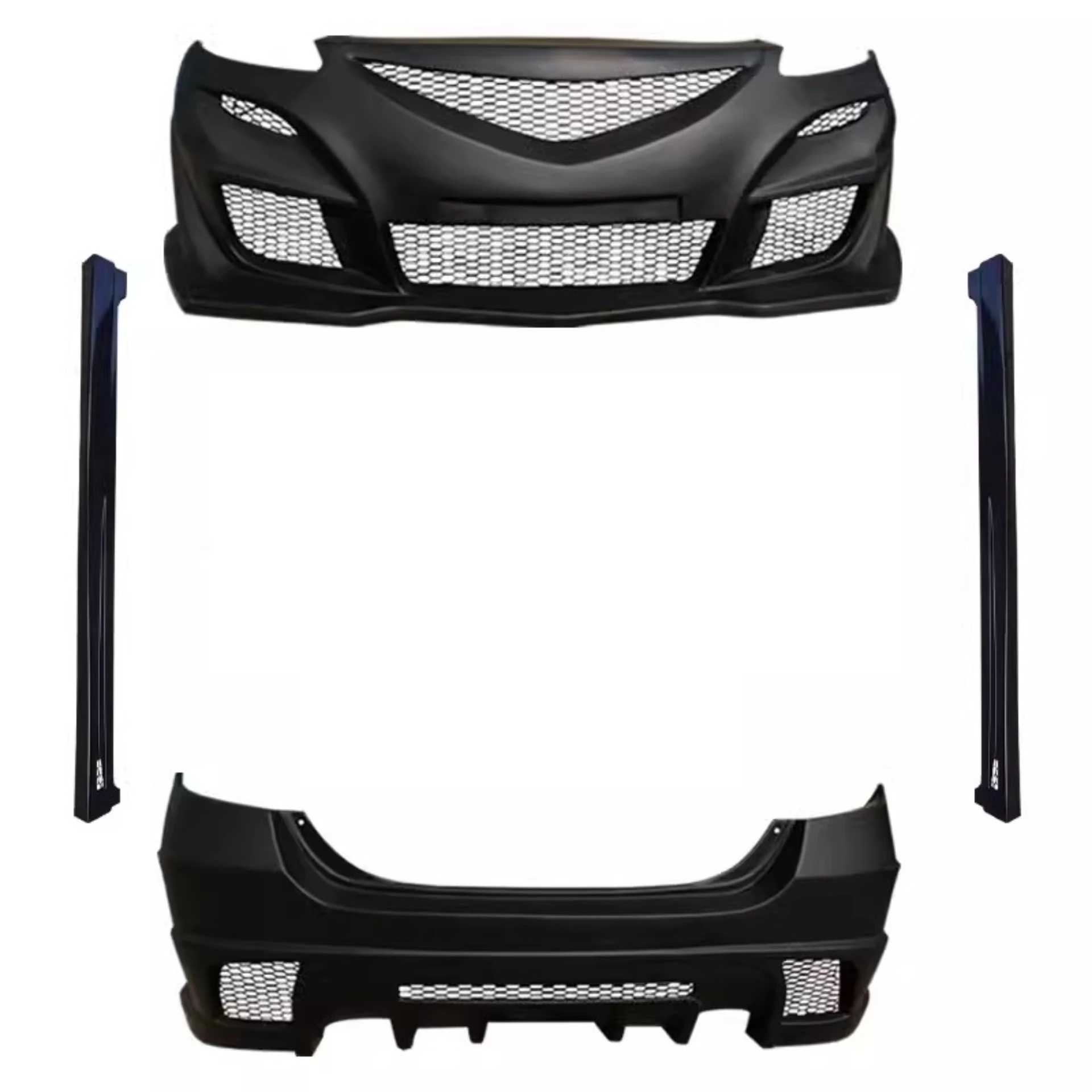 Front Rear Bumper Side Skirt for Honda FIT JAZZ 2003-2008 Hatchback Modified New Style Unpainted Body Kit Car Accessories