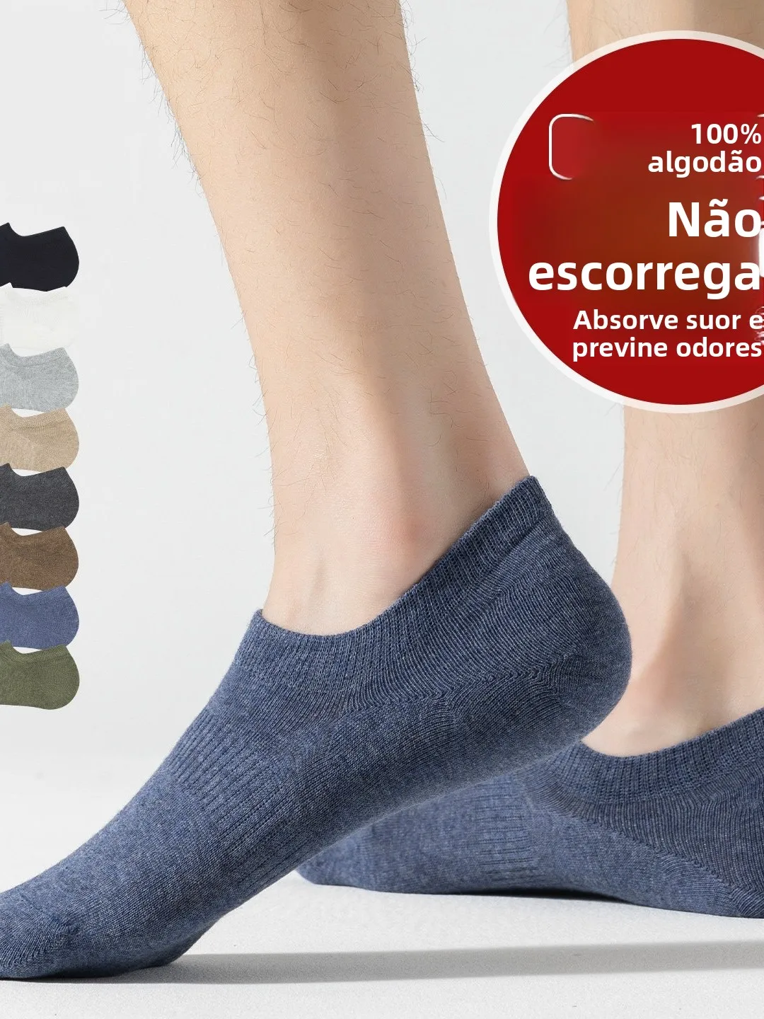 100-cotton-boat-socks-men's-summer-thin-absorbent-anti-odor-invisible-short-socks-non-slip-no-show-full-cotton-casual-socks