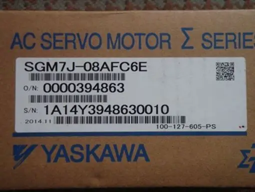 One New YASKAWAAC SGM7J-08AFC6E Servo Motor SGM7J-08AFC6E Expedited Shipping