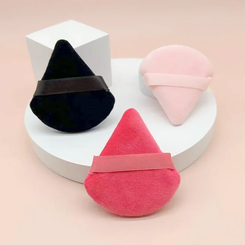 Colorful Triangle Makeup Puff Cosmetic Powder Pufff Makeup Sponge Puff Dry Use Women Smooth Beauty Washable Face Makeup Tool New