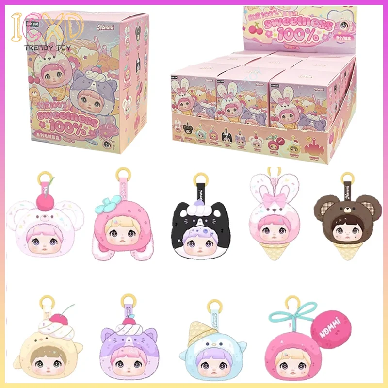 

Nommi Sweetness 100% серия слепая коробка милый кролик Nommi виниловая плюшевая загадочная коробка сумка-сюрприз кулон брелок Декор девушка подарок игрушка