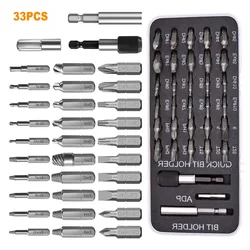 6/22/33Pcs Damaged Screw Extractor Drill Bit Set Stripped Screw Extractor Kit for BrokenBolt Extractor All-Purpose with Magnetic