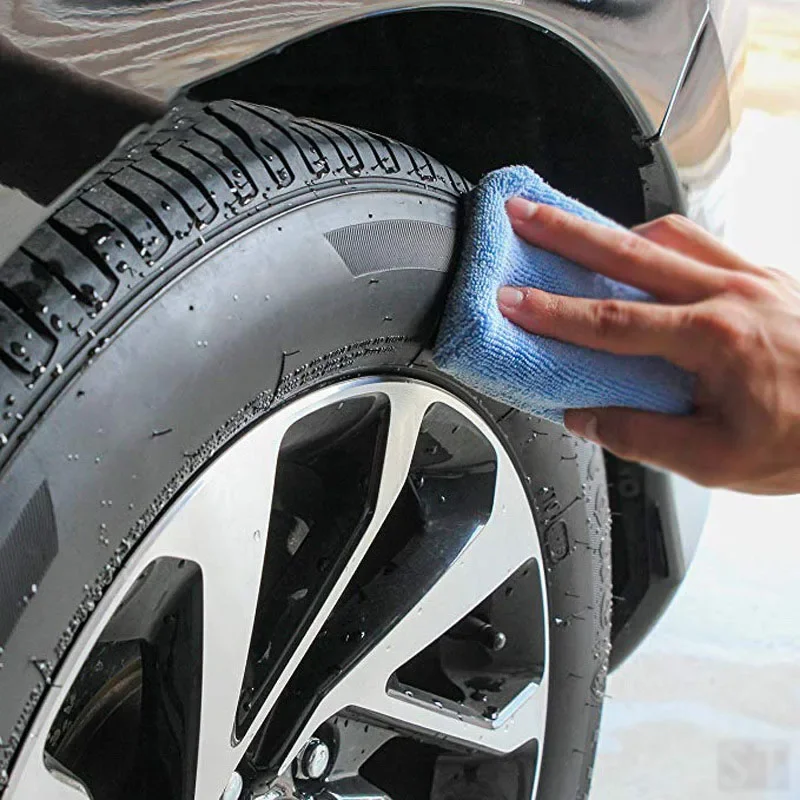 1/3/5/6PCS Car Cleaning Sponge Cloths Car Cleaning Cloths Car Wax Polishing Pad Car Detailing Microfiber Applicators