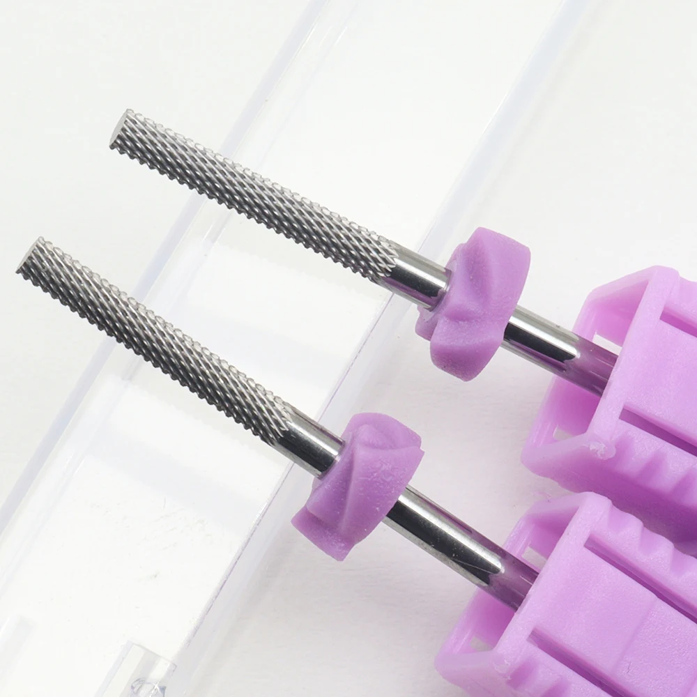 

2Pcs XXF Safety Nail Drill Bits,3/32" Tungsten Carbide Cuticle Drill Bits,Two Way Rotate For Nail Bed File Dead Skin Nail Prepar