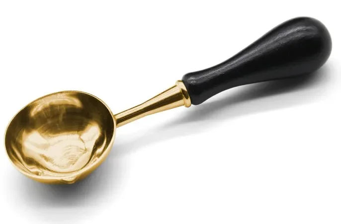1 pz 10x3 cm grande cucchiaio per timbro cucchiaio per sigillare cera vintage fusione sigillante bastoncino di cera granulo per biglietto di invito