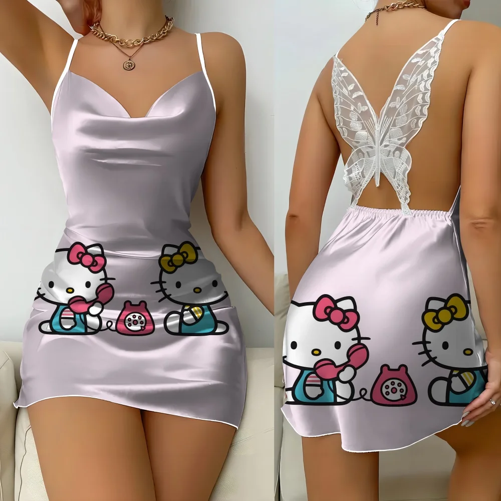 Women Pajama Summer Woman 2024 Mickey Sexy Slip Women Sleepwear One Piece Dress New Women's Pajamas Woman Free Shipping Cheap