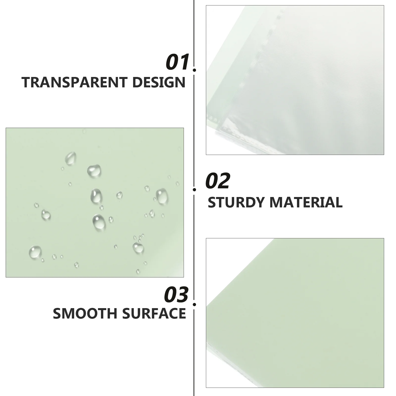 

Transparent File Document Storage Organizer For Office School Home Use Artwork Storage Plastic Folder Book Display Folder