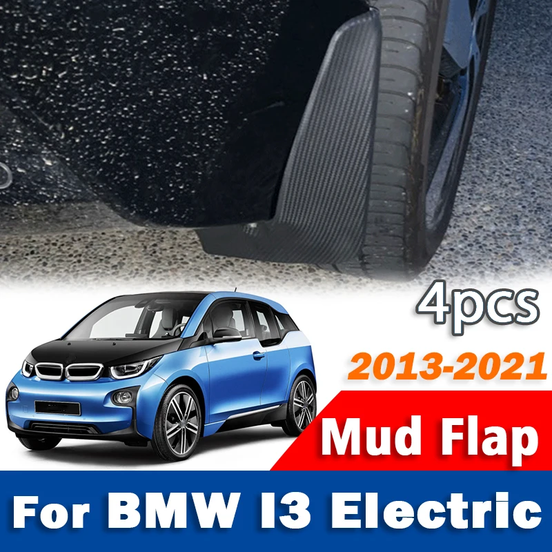FOR BMW I3 Electric Mudguard Mud Flap Guards Splash Fender Mudflaps Car Accessories 4pcs 2014 2015 2016 2017 2018 2019 2020 2021