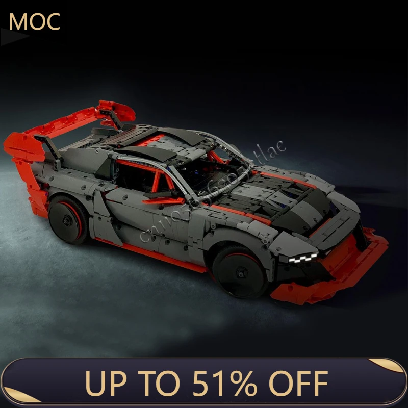 

3187 PCS MOC Technology Racing Series Electric Racing Car Model Building Block Speed Vehicle Bricks Toy Kid Adult Birthday Gift