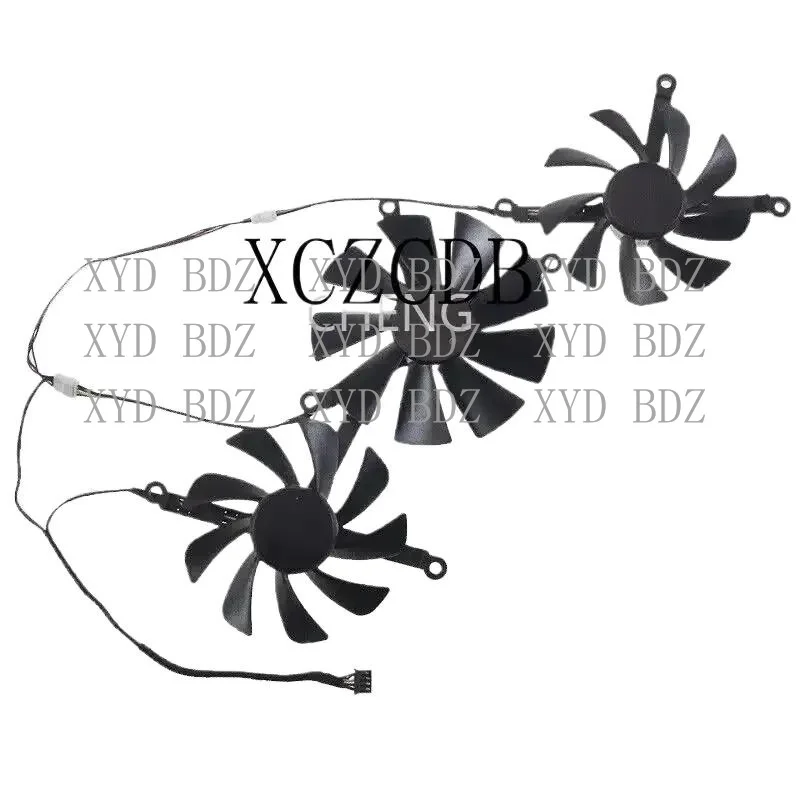 Графический вентилятор DB для XFX Thicc III Ultra Radeon RX 5700 XT 8 ГБ GDDR6 RX57XT8TBD8 Вентилятор Графический вентилятор DB для XFX Thicc III Ultra Radeon RX 5700 XT 8 ГБ GDDR6 RX57XT8TBD8 Вентилятор