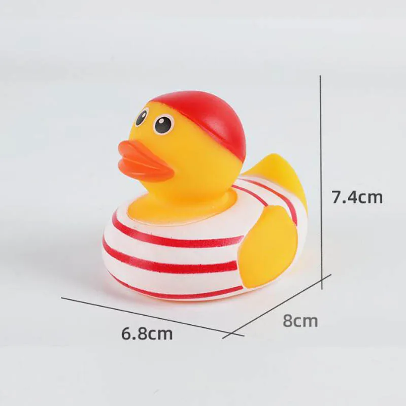 New Cute Little Yellow Duck Bath Toy Children Baby Swimming Water Play Toys Pinch Call Rubber Ducky