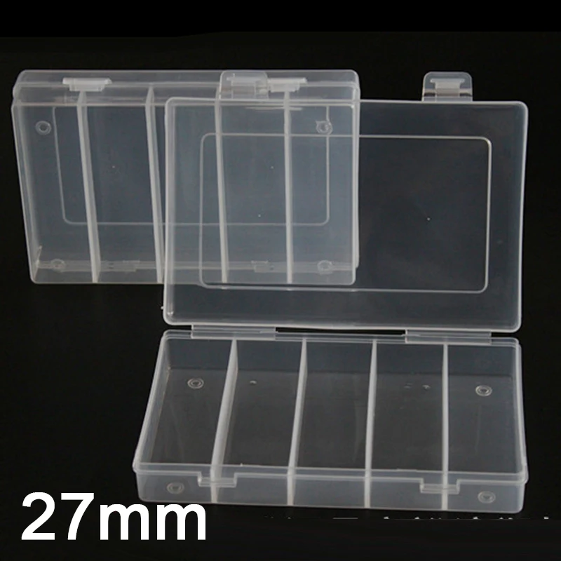 Clear Round Coin Cases Capsules Container Holder Storage Box Plastic Souvenir Coins Protector Collection Storage Case 30MM