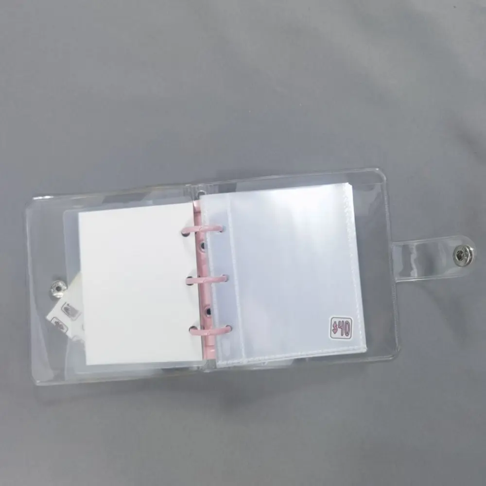 Binder Hemat Uang Mini Natal $150/300/500/1000 Buku Tantangan Menabung PVC Tahan Sobek Binder Anggaran Mini Berwarna-warni