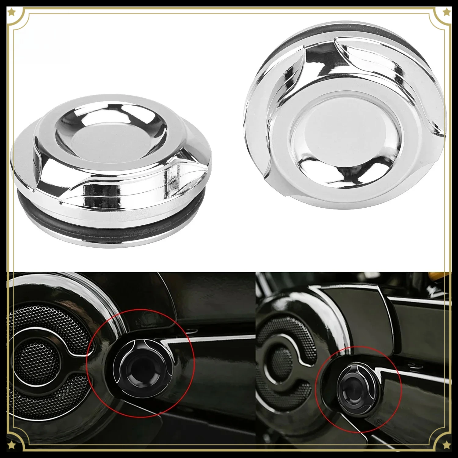 Motorcycle Chrome For Harley VRSCA VRSC VROD V-ROD 2006-2017 Model Pivot Bolt Covers Radical Styling Accessories