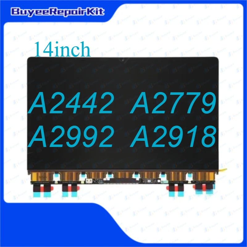

New LCD Only For MacBook Pro 14" M1 M2 2021-2023 year A2442 A2779 A2992 A2918 Touch Screen Display Screens LCD Monitors