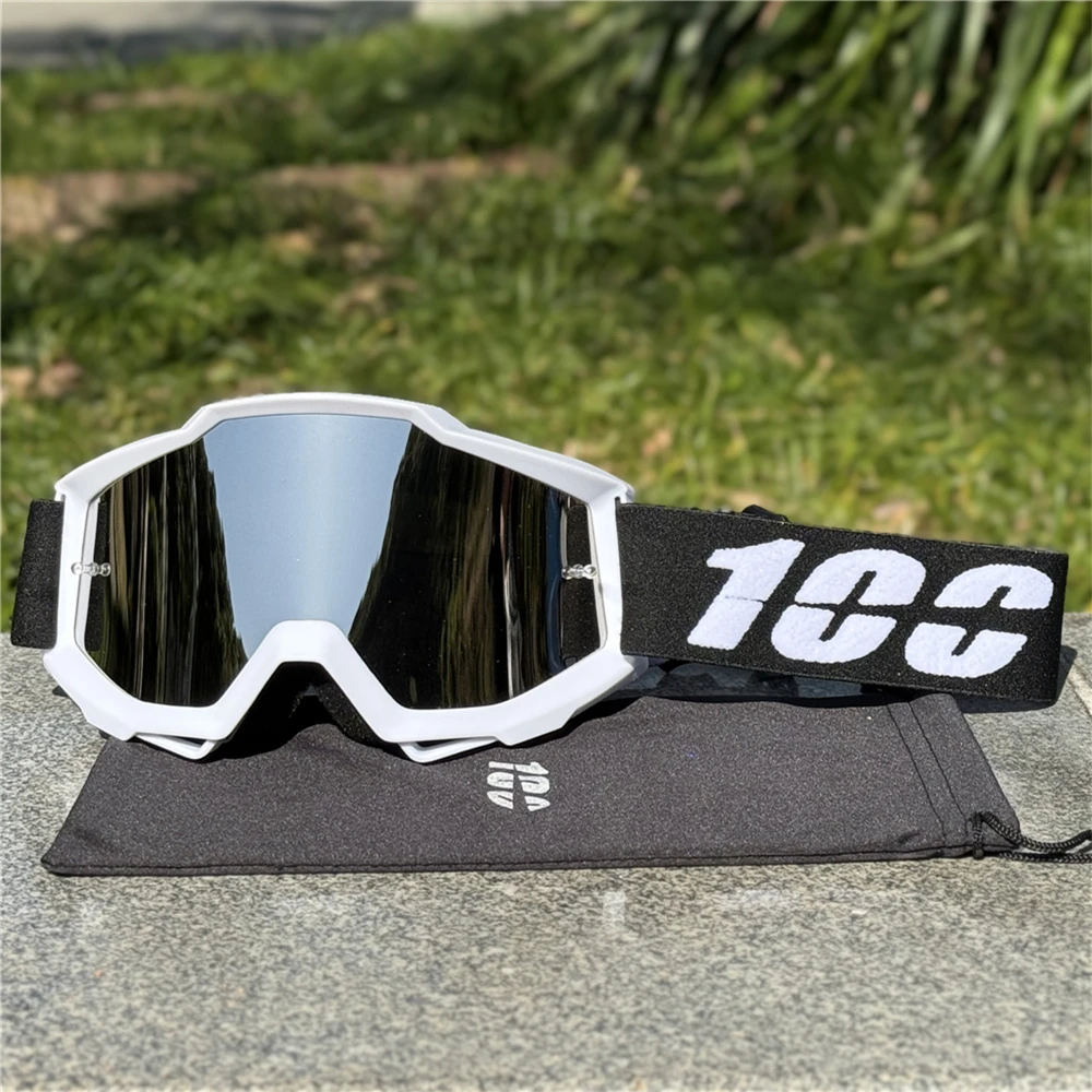 High Quality 100 Motocross Goggles ATV Protection Cycling Racing Motorcycle Glasses MTB Mask Sunglasses Windproof Skiing Goggles