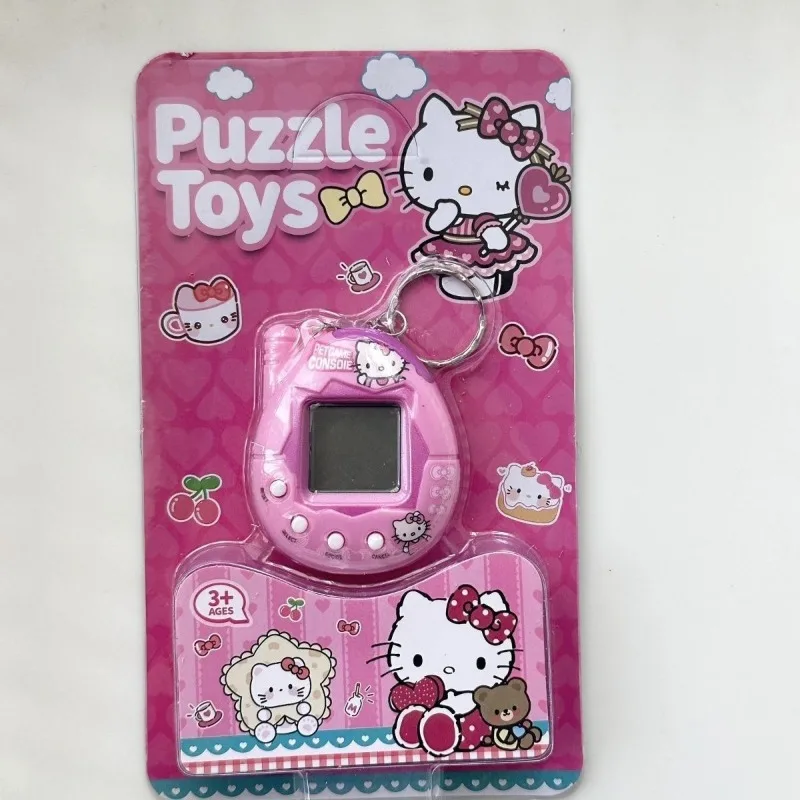 Retro Electronic Pet Game Console - Virtual Monster Toy, Nostalgic Tamagotchi Keychain for Stress Relief, Gift for Kids Adults view 2
