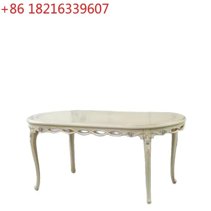 Picture 5: European solid wood dining table simple cold style dining table and chair combination