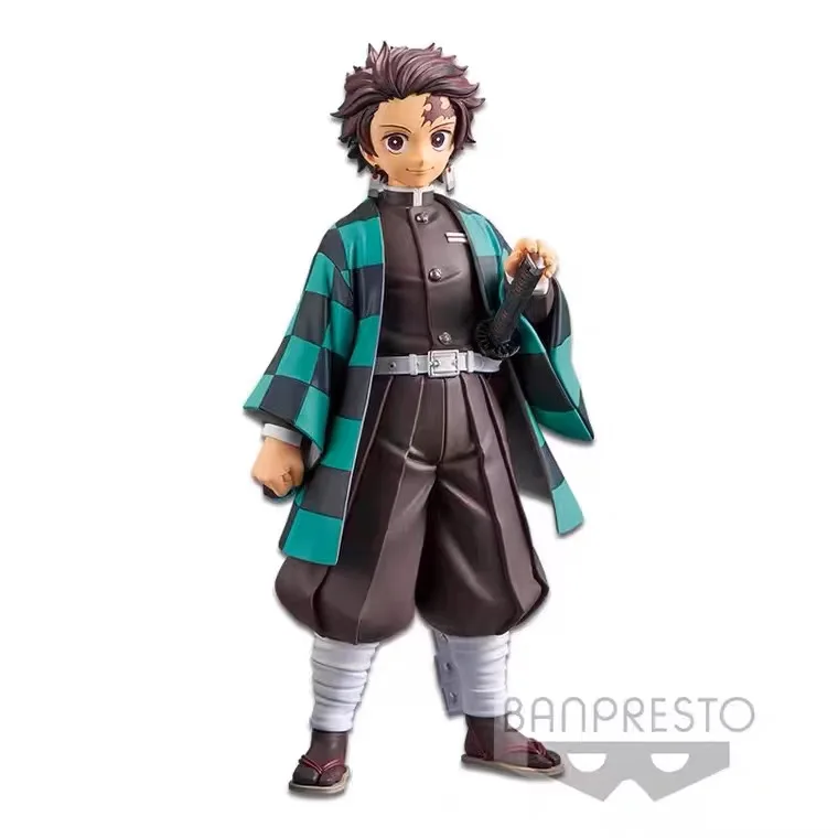 Bandai Original Banpresto Demon Slayer Grandista Gros Agatsuma Zenitsu Kamado Tanjirou Pvc Anime Action Figure Model Toys Gifts