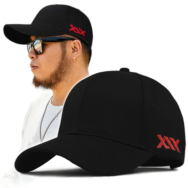 

Extra Large Baseball Caps Adjustable for Big Head Cotton Sport Hats OverSize Snapback Low Profile Golf Hat 58-60cm 60-65cm