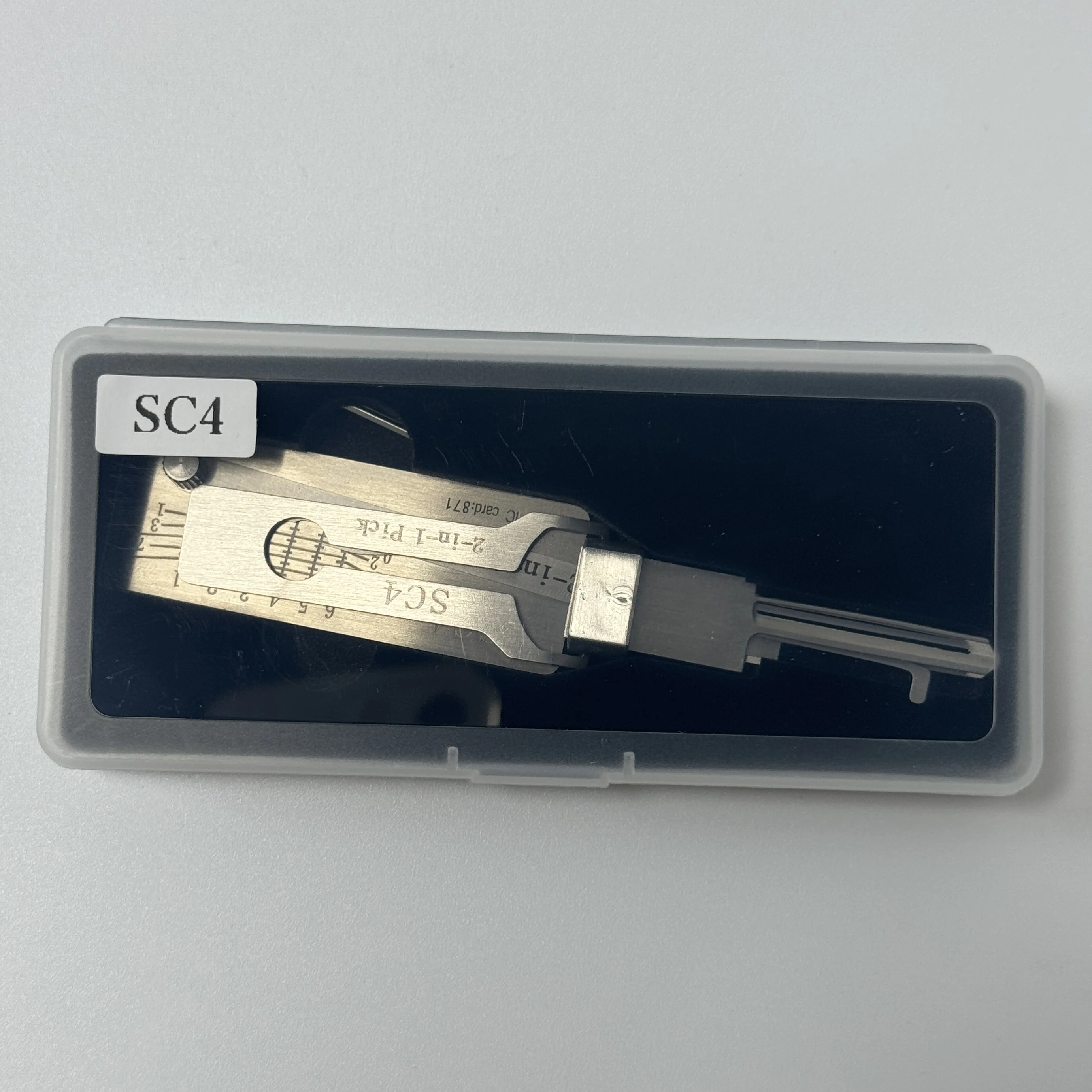 LISHI stijl 2 IN 1 SC4 SC1 KW5 KW1 KW1-L KW5-L SC1-L M1MS2 sleuteldecoderings- en -pickingtool voor autosleutels