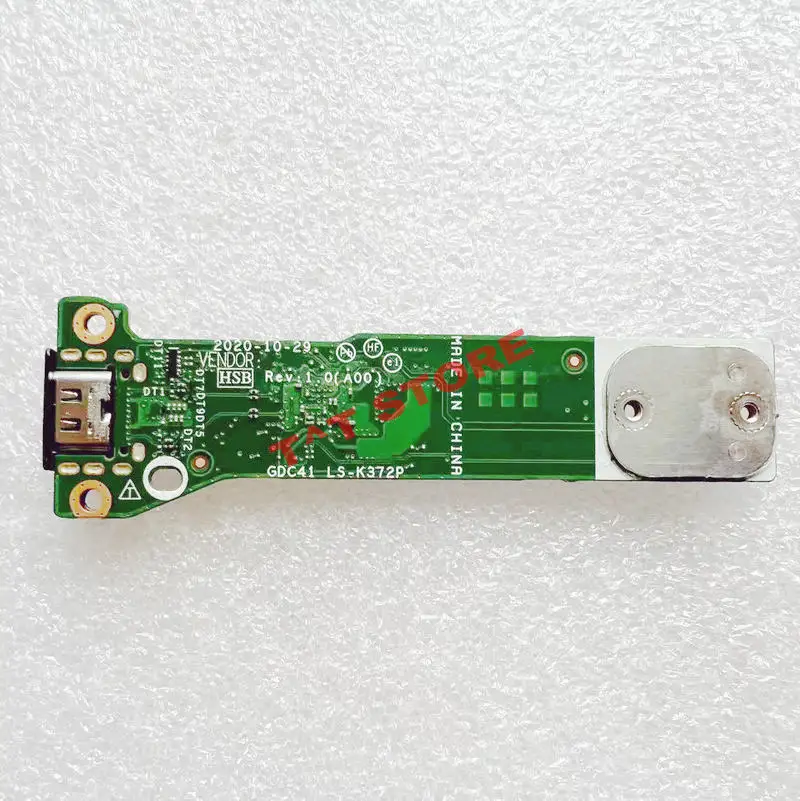 Original For Dell Latitude 7420 Laptop USB USB-C Type-c IO Board GDC41 LS-K372P CN-0VY00G 0VY00G VY00G Free Shipping