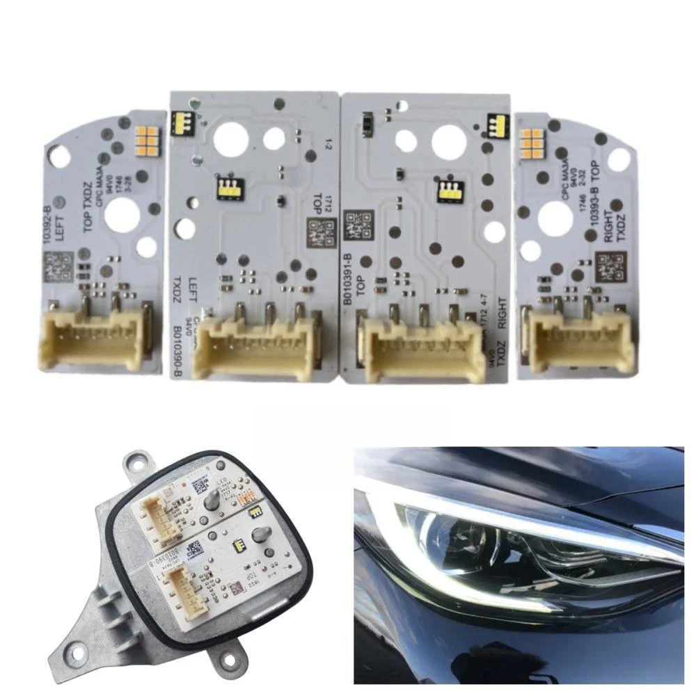 

NEW B010391-B B010390-B Headlight Led Boards Daytime Running Light For Infiniti Q30 Super Bright Turn Siginal Lightsoure Chips