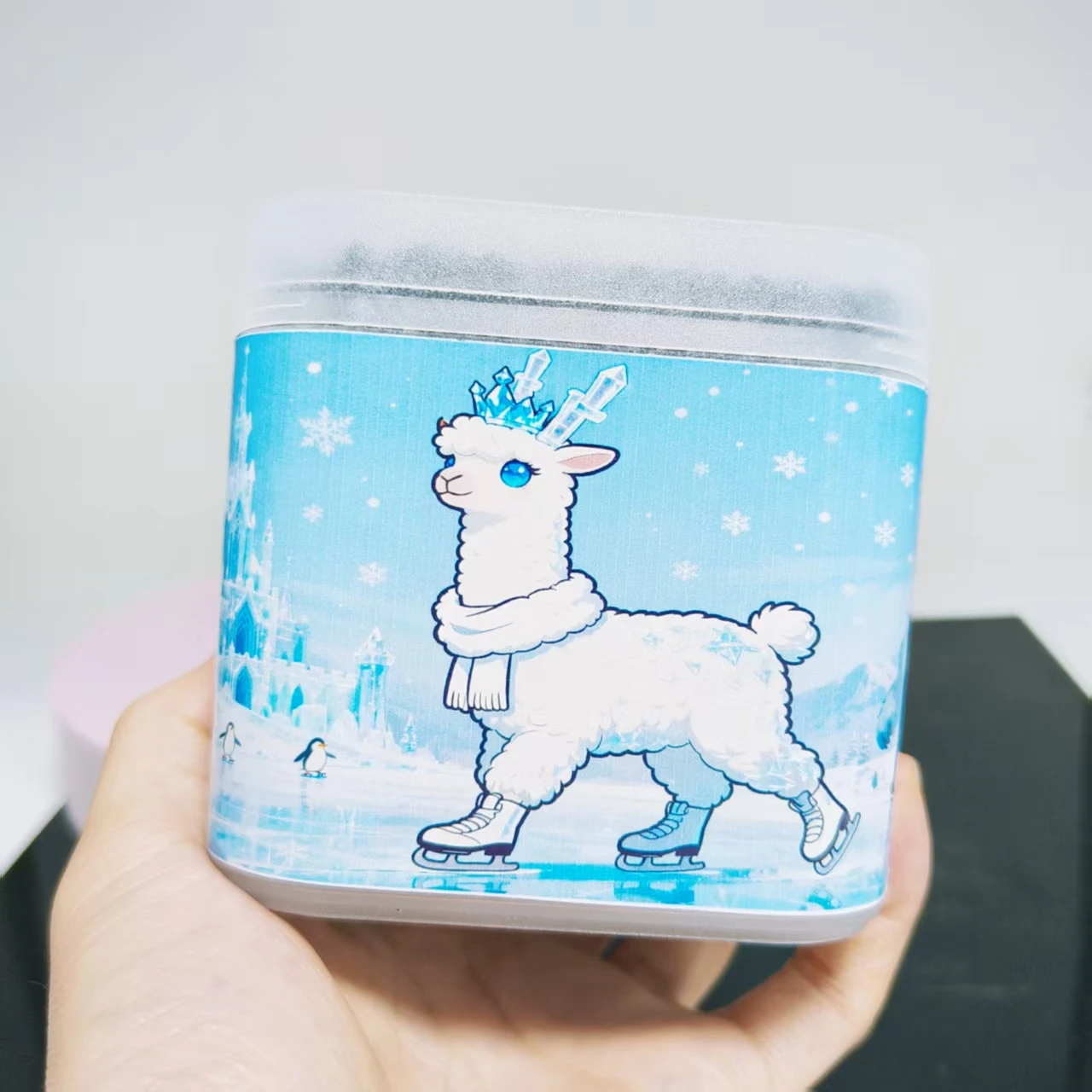 800 шт. (4 коробки) мультистильная ватная палочка с рисунком альпаки, черная двуглавая ватная палочка, мяч, подарок на жизнь, ватный тампон