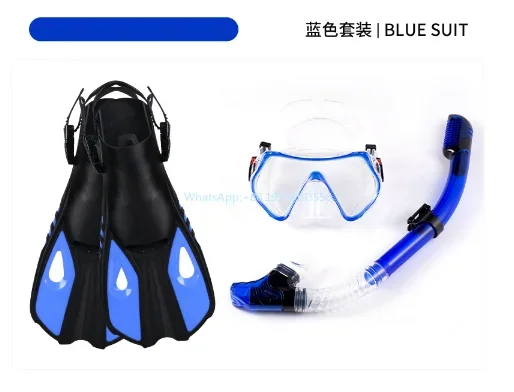 

Outdoor Sport Equipment Diving Goggles Snorkel Full Size Diving Fins Diving Equipment