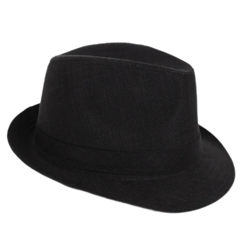 Men Fedoras Top Jazz Plaid Hat Adult Bowler Hats Classic Version Chapeau Hats