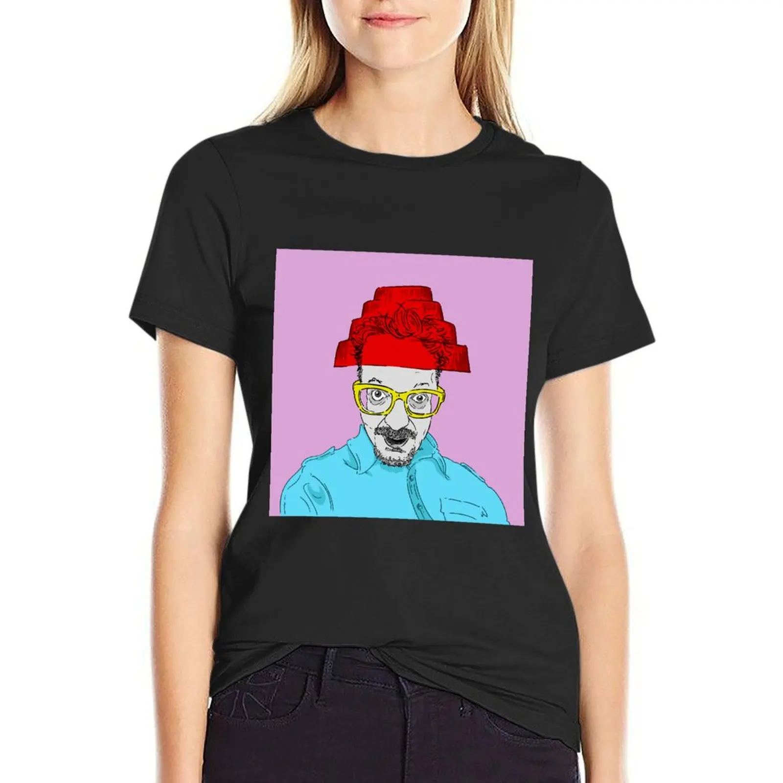 

Mark Mothersbaugh T-Shirt cute tops Aesthetic clothing Short sleeve tee Women t shirt