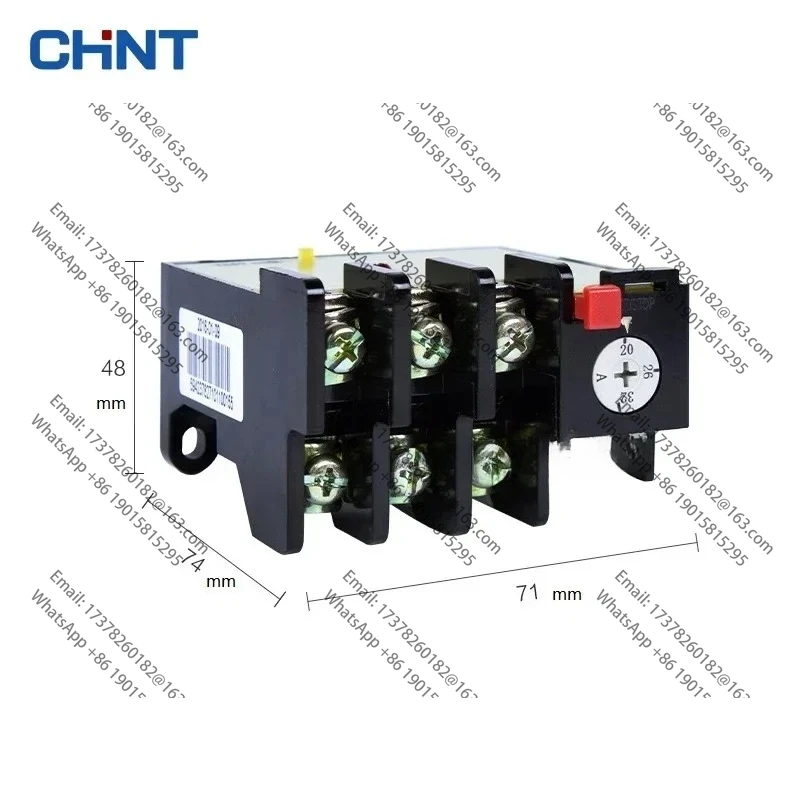 CHNT CHINT JR36-20 2,2-3,5A 3,2-5A 4,5-7,2A 6,8-11A 10-16A 14-22A relé 220V relé de sobrecarga térmica Preço de 5 peças